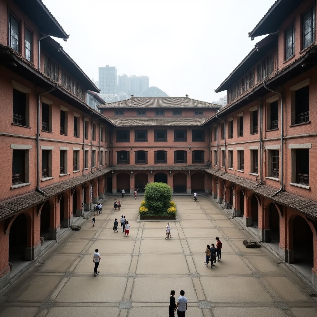 Tai Kwun Centre for Heritage and Arts courtyard